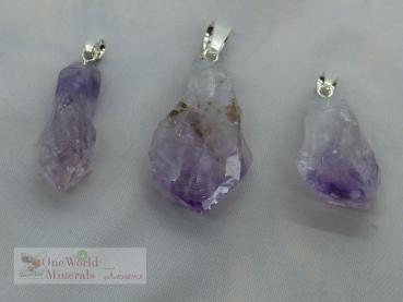 Amethyst-Spitzen, mit Silberöse